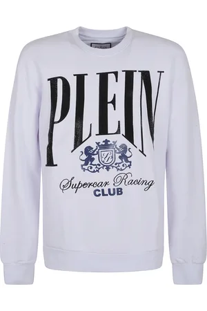 Philipp Plein Heren, Sweatshirts & Hoodies, Wit, Maat: M Katoen