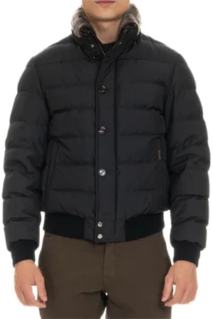 MOORER Heren, Jassen, Blauw, Maat: M