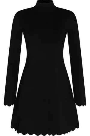 Twin-Set Dames, Jurken, Zwart, Maat: S Viscose