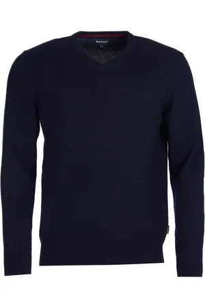 Barbour Heren, Truien, Blauw, Maat: S Wol