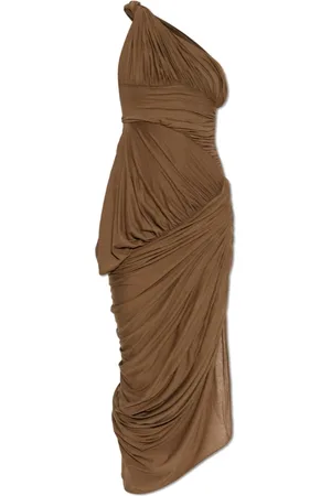 Rick Owens Dames, Jurken, Bruin, Maat: M Katoen