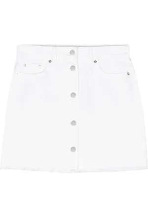 Michael Kors Dames, Rokken, Wit, Maat: XS Denim
