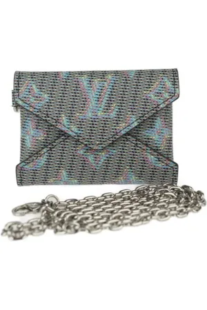 LOUIS VUITTON Dames, Pre-owned, Blauw, Maat: ONE Size Leer