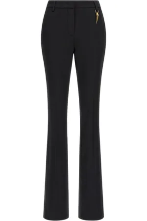 Roberto Cavalli Dames, Broeken, Zwart, Maat: S Viscose