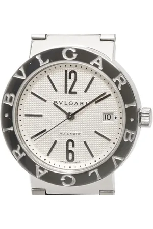 Bvlgari Heren, Pre-owned, Grijs, Maat: ONE Size Tweed