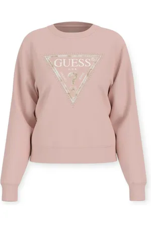 Guess Dames, Sweatshirts & Hoodies, Roze, Maat: XS
