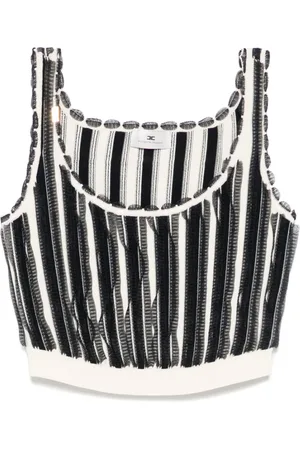 Elisabetta Franchi Dames, Tops, Zwart, Maat: S