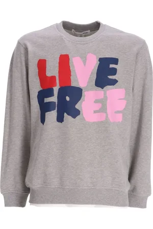 Comme des Garçons Heren, Sweatshirts & Hoodies, Grijs, Maat: L Katoen