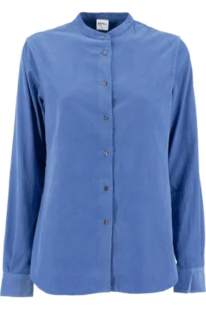 Aspesi Dames, Blouses & Shirts, Blauw, Maat: L