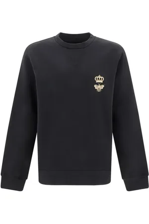 Dolce & Gabbana Heren, Sweatshirts & Hoodies, Zwart, Maat: 2XL Katoen