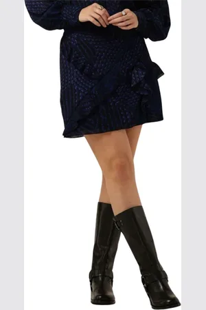 Alix the label Dames, Rokken, Blauw, Maat: XS