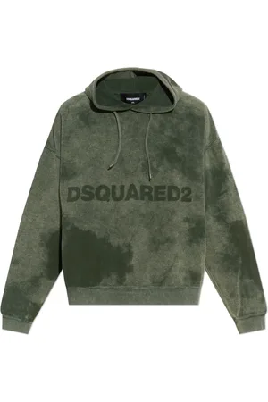 Dsquared2 Heren, Sweatshirts & Hoodies, Grijs, Maat: S Katoen