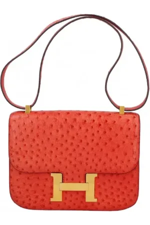 Hermès Dames, Pre-owned, Rood, Maat: ONE Size Leer