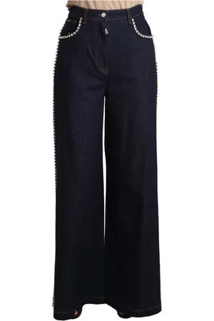 Dolce & Gabbana Dames, Jeans, Blauw, Maat: 3XS Katoen