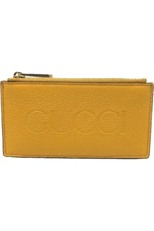 Gucci Heren, Pre-owned, Geel, Maat: ONE Size Leer