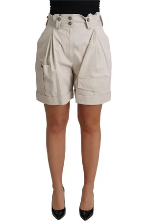 Dolce & Gabbana Dames, Korte broeken, , Maat: XS Leer