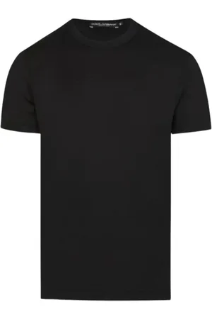 Dolce & Gabbana Heren, Tops, Zwart, Maat: XS Katoen