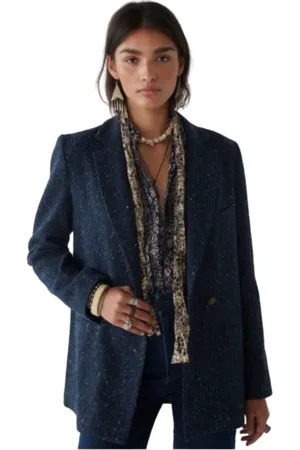 MAISON HOTEL Dames, Jassen, Blauw, Maat: XL