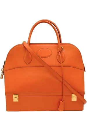 Hermès Dames, Pre-owned, Oranje, Maat: ONE Size Leer