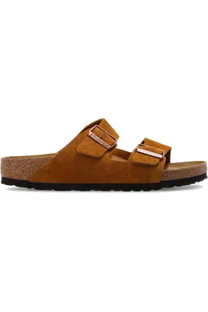Birkenstock Heren, Schoenen, Bruin, Maat: 44 EU Suède