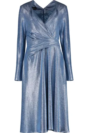 TALBOT RUNHOF Dames, Jurken, Blauw, Maat: M Poliester