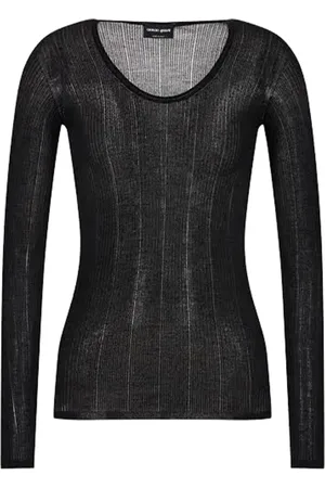 Giorgio Armani Dames, Truien, Zwart, Maat: XS