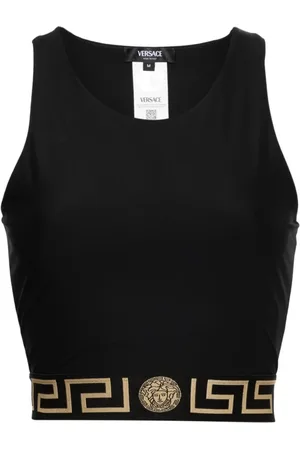 VERSACE Dames, Tops, Zwart, Maat: XS