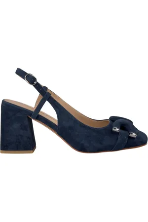 Alma en Pena Dames, Schoenen, Blauw, Maat: 38 EU Leer