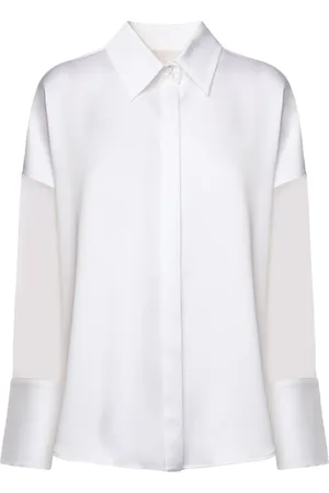 GENNY Dames, Blouses & Shirts, Wit, Maat: XS Zijde