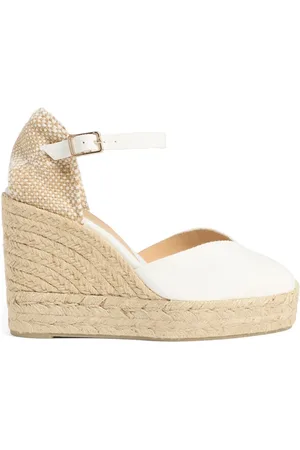 Castaner Dames, Schoenen, Wit, Maat: 36 EU Katoen