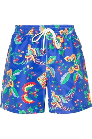 Ralph Lauren Heren, Badkleding, Blauw, Maat: S Zijde