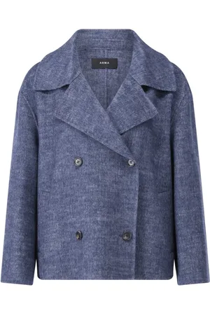 arma leder Dames, Jassen, Blauw, Maat: 2XL Wol