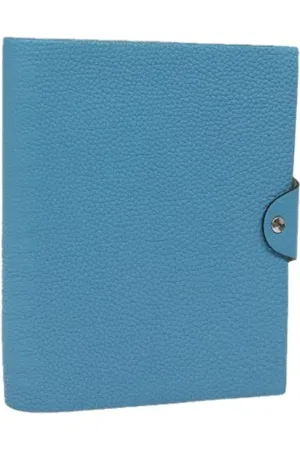 Hermès Dames, Pre-owned, Blauw, Maat: ONE Size Leer