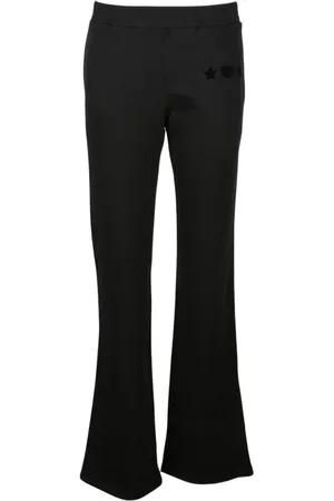 Chiara Ferragni Dames, Broeken, Zwart, Maat: XS Katoen