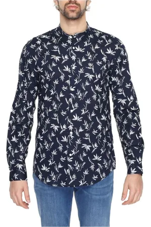 Antony Morato Heren, Overhemden, Blauw, Maat: L Katoen