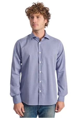 BALDININI Heren, Overhemden, Blauw, Maat: XL