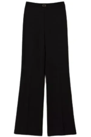 Twin-Set Dames, Broeken, Zwart, Maat: M