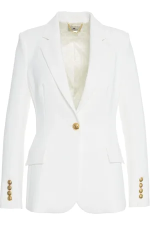 Elisabetta Franchi Dames, Jassen, Wit, Maat: XL