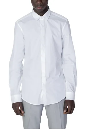 Antony Morato Heren, Overhemden, Wit, Maat: M Katoen