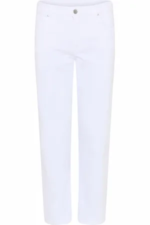 C.ro Dames, Jeans, Wit, Maat: 4XL