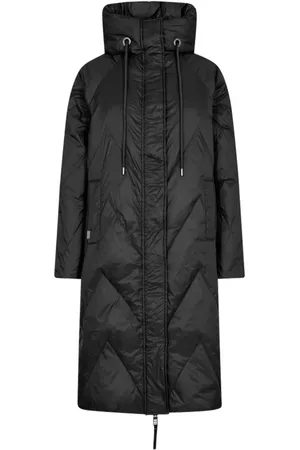 Mos Mosh Dames, Mantels, Zwart, Maat: L Nylon