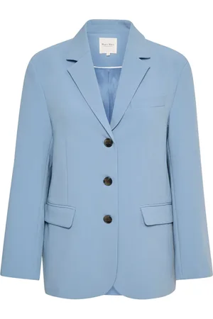 Part Two Dames, Jassen, Blauw, Maat: 2XL Viscose