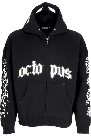 Octopus Heren, Sweatshirts & Hoodies, Zwart, Maat: M Katoen
