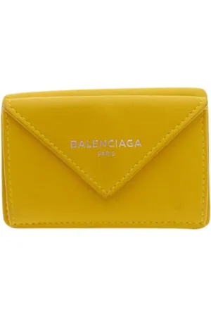 Balenciaga Dames, Pre-owned, Geel, Maat: ONE Size Leer