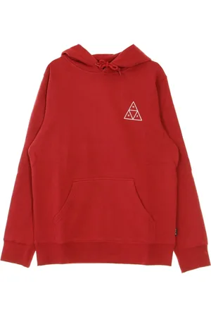 Huf Heren, Sweatshirts & Hoodies, Rood, Maat: XL Katoen