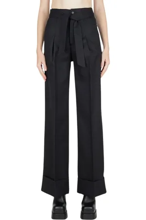 Capasa Milano Dames, Broeken, Zwart, Maat: XS Wol