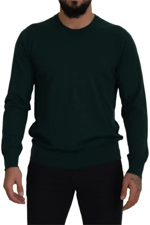 Dolce & Gabbana Heren, Sweatshirts & Hoodies, Groen, Maat: 2XL Kasjmier