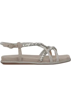 Alma en Pena Dames, Schoenen, Grijs, Maat: 37 EU Leer