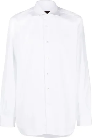 BARBA Heren, Overhemden, Wit, Maat: 5XL Katoen