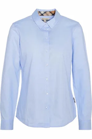 Barbour Dames, Blouses & Shirts, Blauw, Maat: S Katoen